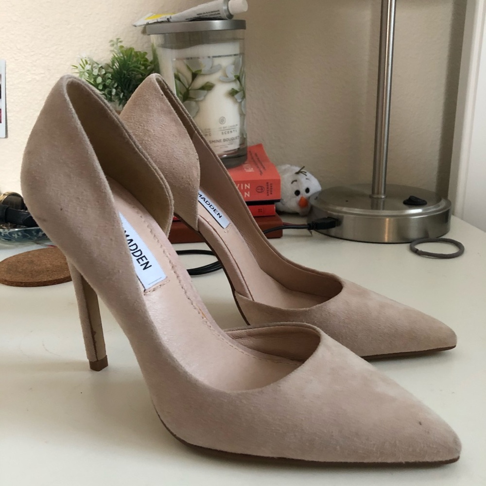 steve madden nude heels